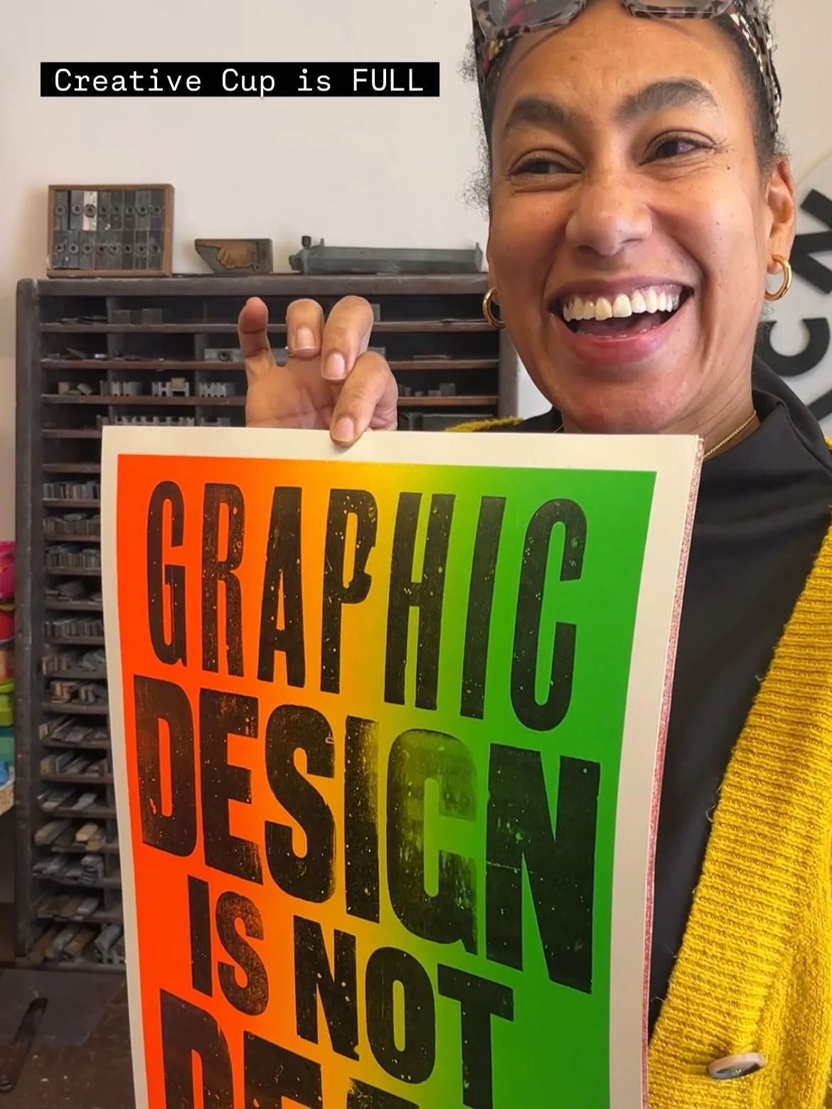My Creative Cup is FULL&hellip;

Feeling blessed I&rsquo;m in a place where I can take time out. 

This week was full of creativity&hellip; and the last slide is how I currently feel!

#happysunday

Creative people:
@graphicdesignisnotdead 
@niceandg