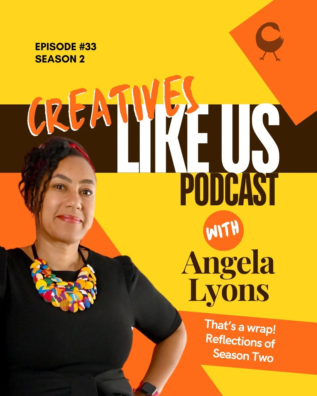 Season 2 of Creatives Like Us podcast is done 🎉 @creativeslikeus 

Episode 33 is my end of season wrap up and I just wanted to say a proper thank you.

To my guests: Festus Akinbusoye, Yolanda Sissing, Kayleigh Hall, Ella Orr, Sarah Christie, Gus Bh