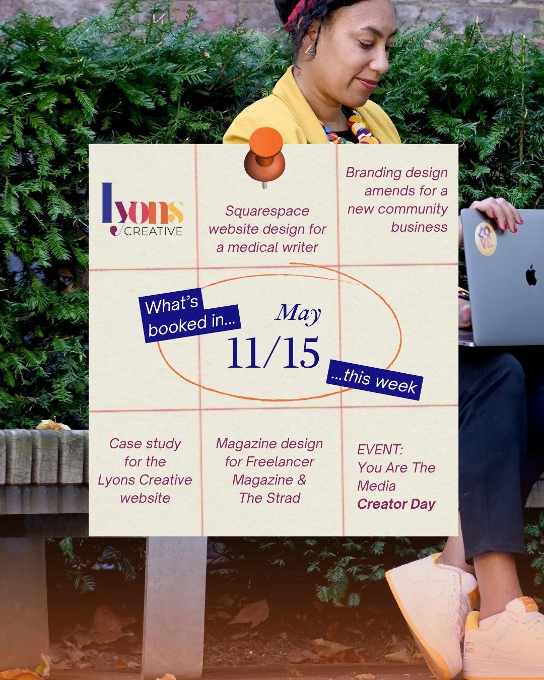 No planes. No automobiles. Just a train to Poole and a very full desk.

Here's what's on the desk this week:

A website for a medical writer:  clean and professional.
Branding for a new community: identity work from scratch, which is always exciting.