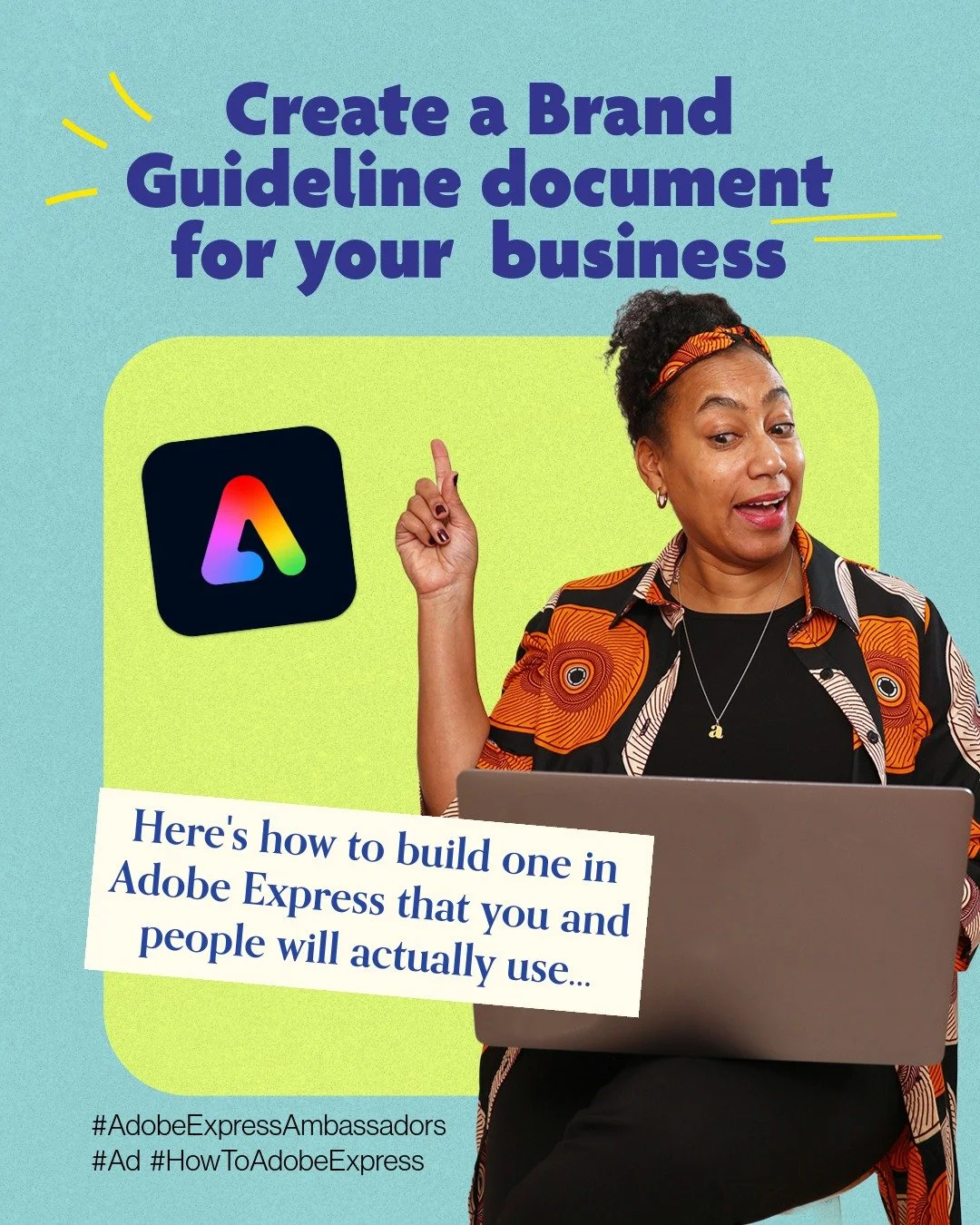 Your brand guidelines don't need to be 40 pages long. One page is enough. Here's how to build it in @AdobeExpress.

I've written about brand consistency, hosted webinars about it and I'll say it every time. It starts with your brand guidelines.

It d