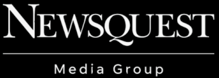 Newsquest Media Group logo with white text on black background.
