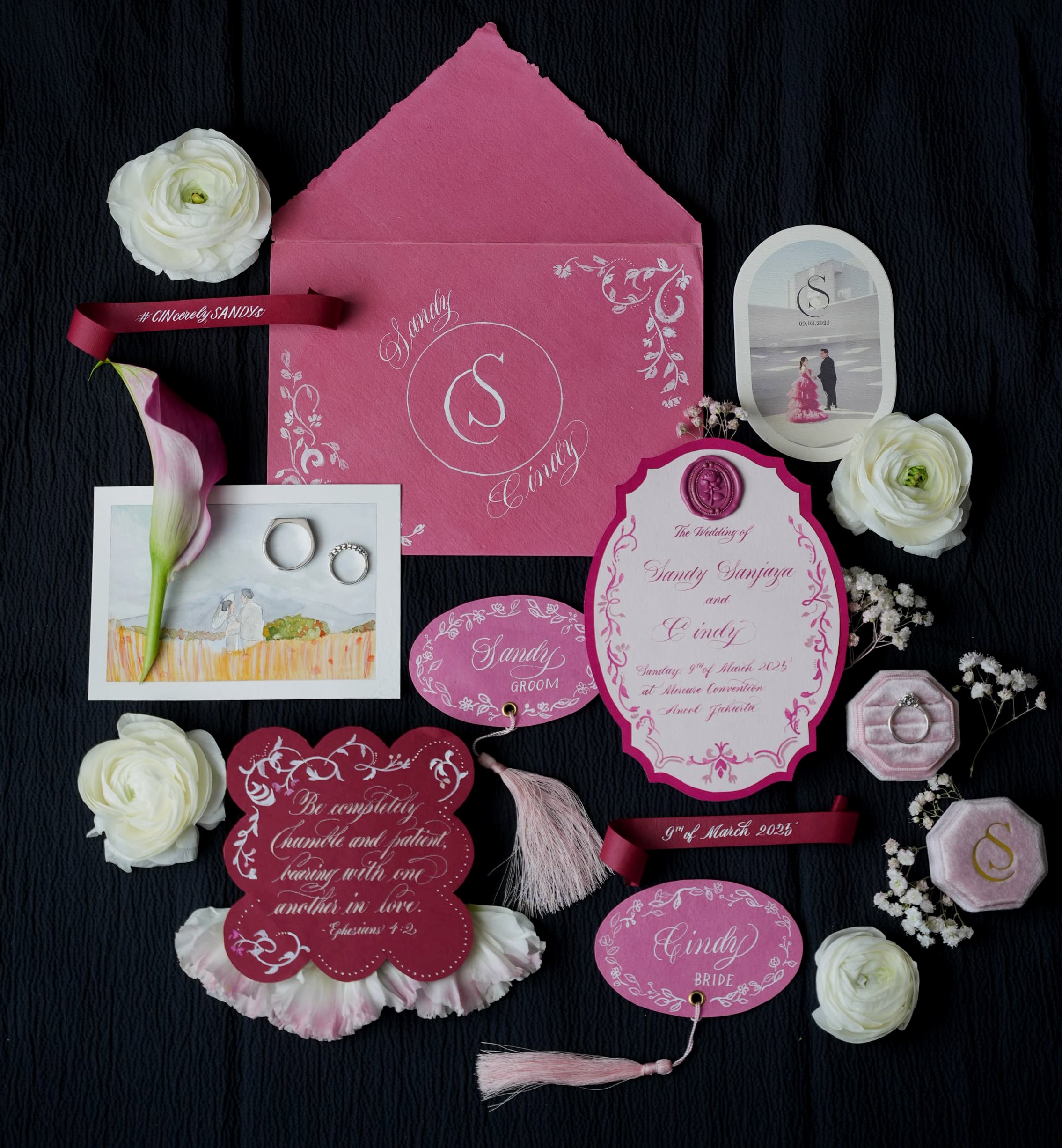 Sandy & Cindy Wedding Vows and Keepsake | 9th March 2025