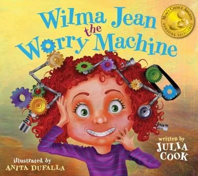 A young girl with red hair and a big smile is pictured on a book cover. Children with anxiety can grow more calm and confident with the support of a St. Louis play therapist.