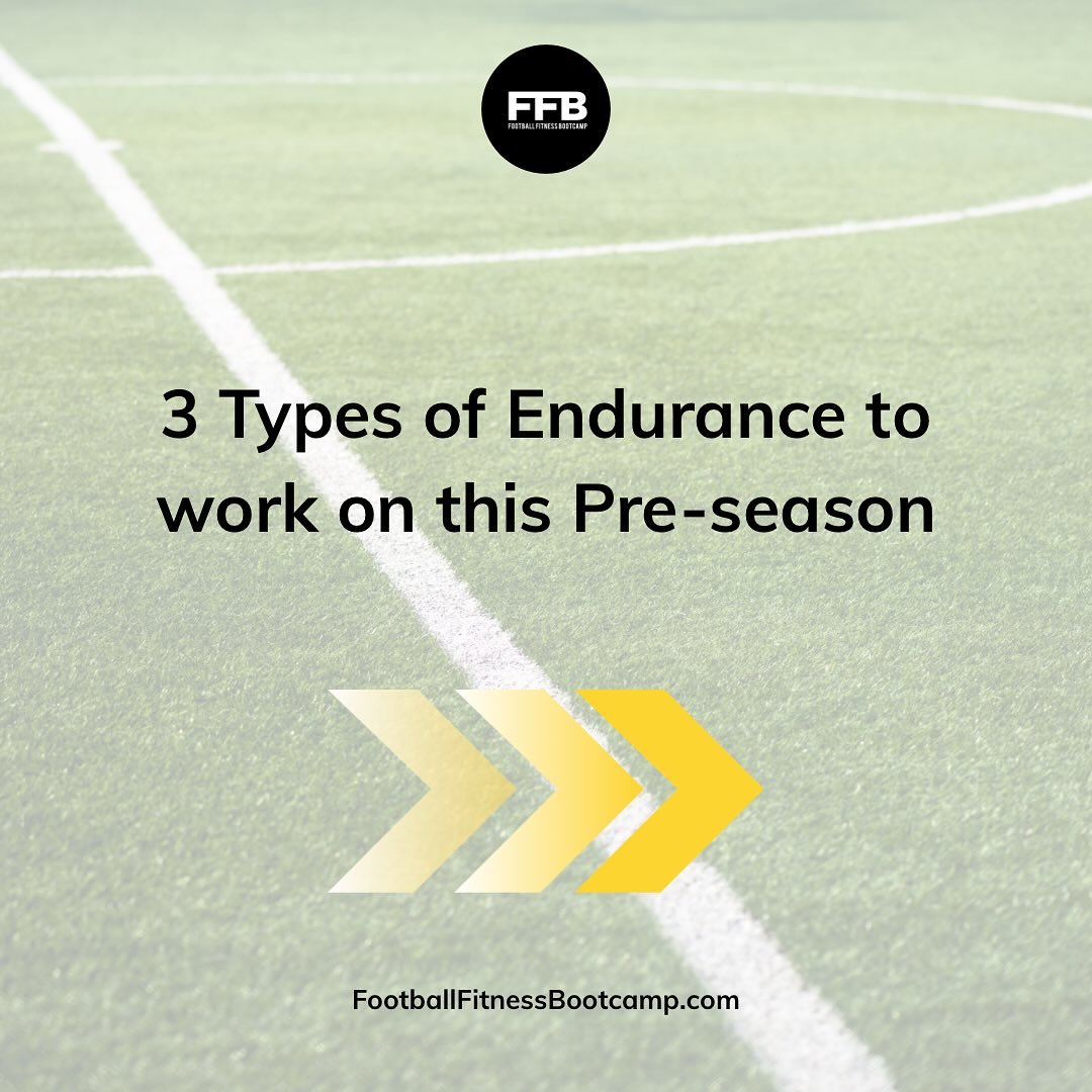 There’s different types of endurance in football that impact your performance 🏃‍♂️
These 3 will help you focus your training to improve your endurance that improves your performance on the pitch ⚽️
1️⃣ Aerobic capacity: measures how hard