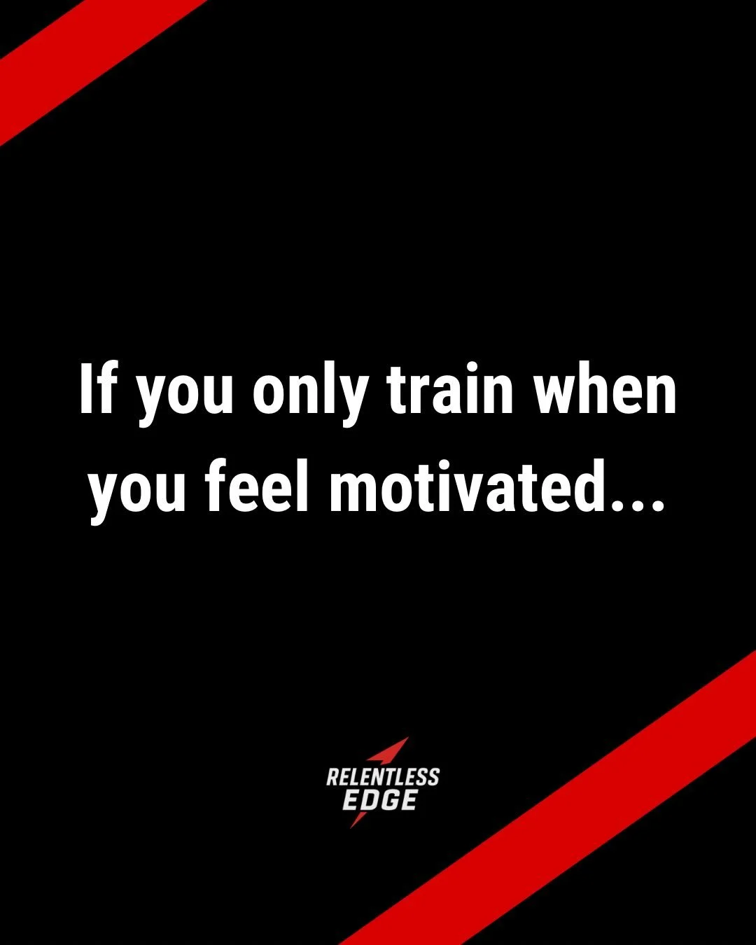 Motivation is what&rsquo;s holding you back. Not because you don&rsquo;t have it, but because you rely on it! ❌

Stop relying on motivation and start setting standards ✅

#fitness #strength #mindset #discipline