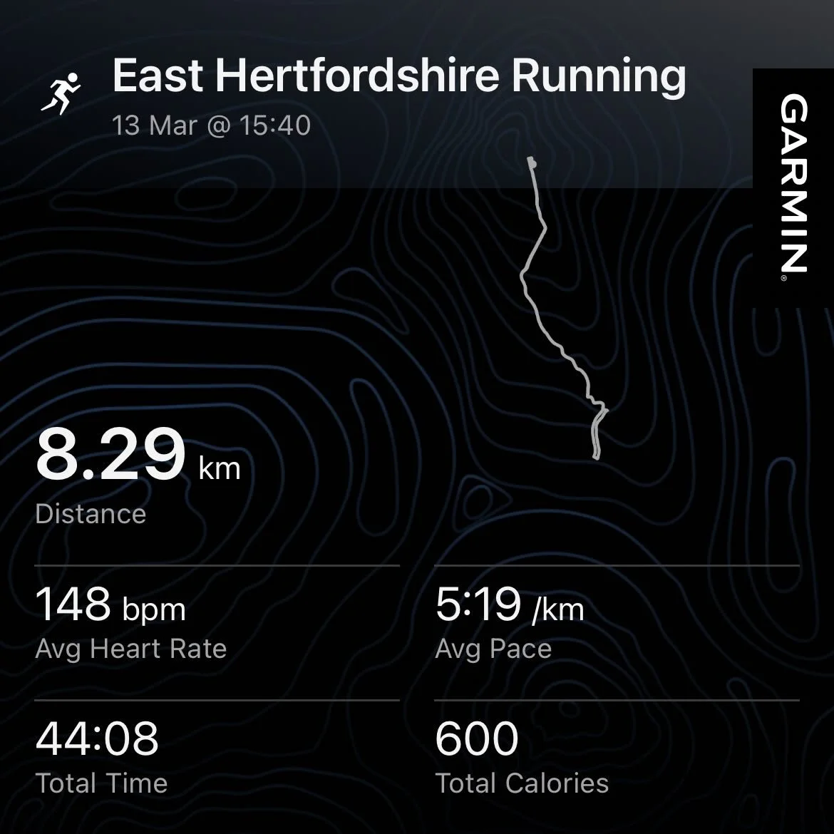 Todays run 🏃&zwj;♂️ 

Kept it to zone 2, aerobic today❤️

Building the base 

#runner #runningfitness