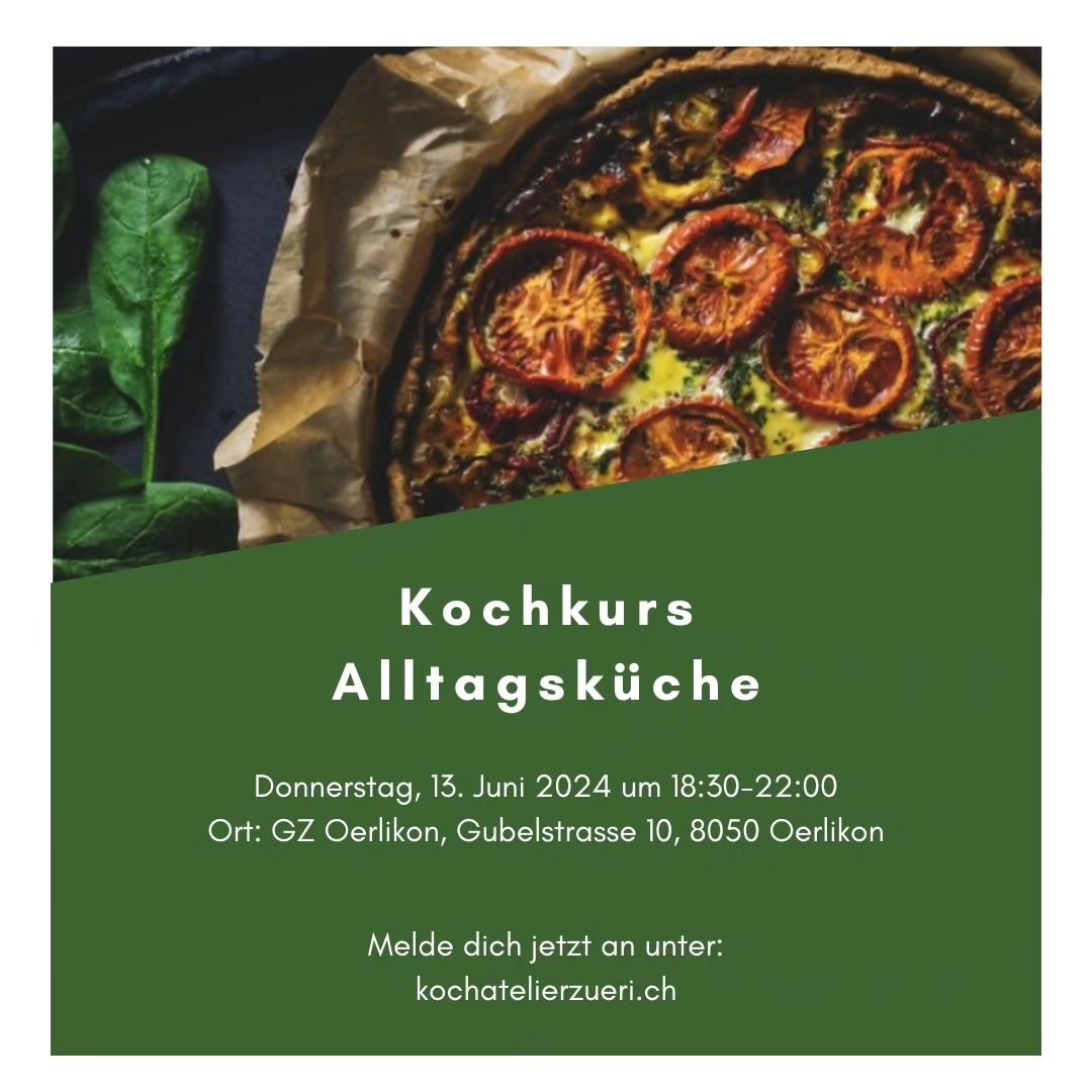 Bist du neugierig darauf, mehr &uuml;ber die gesunde, ausgewogene Ern&auml;hrung zu erfahren? Unser Kurs &quot;Gesunde Alltagsk&uuml;che&quot; bietet praktische Tipps f&uuml;r zuckerarmes Kochen, Gewichtsreduktion und -Stabilisation. Lerne, Mahlzeite