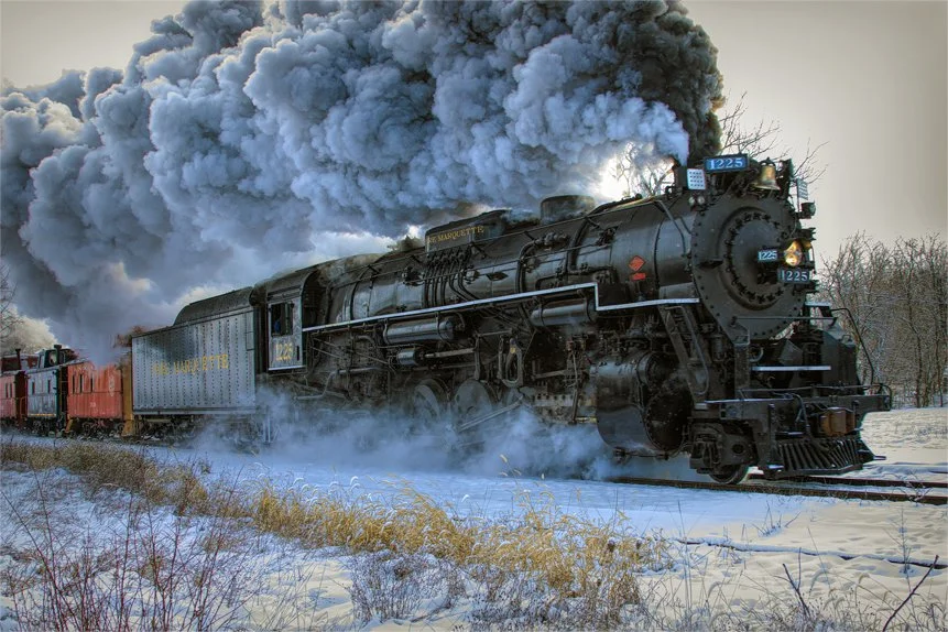 Prints: 1225 Pere Marquette - Polar Express  - ©. 2025