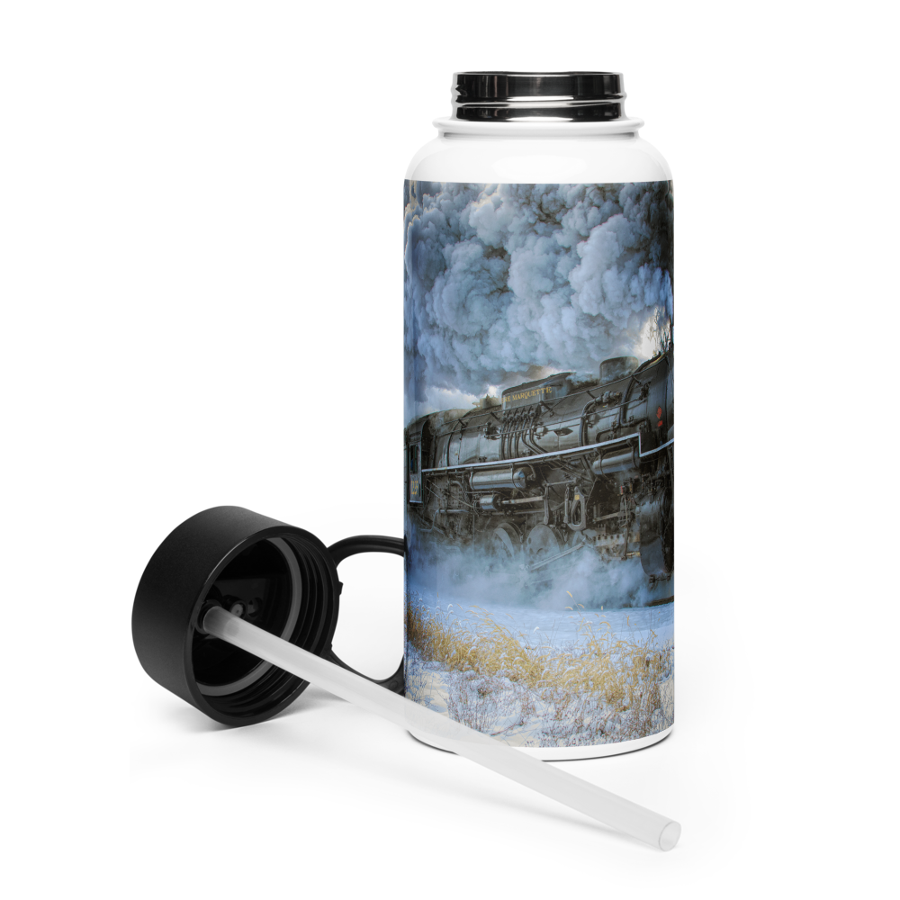 1225 Pere Marquette - Polar Express - Stainless Steel Water Bottle 32oz (snow)