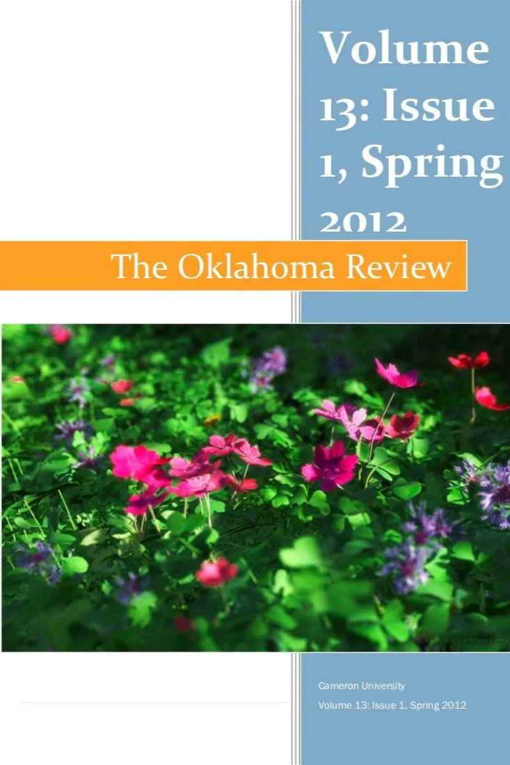 journal cover featuring a photo of a flower garden