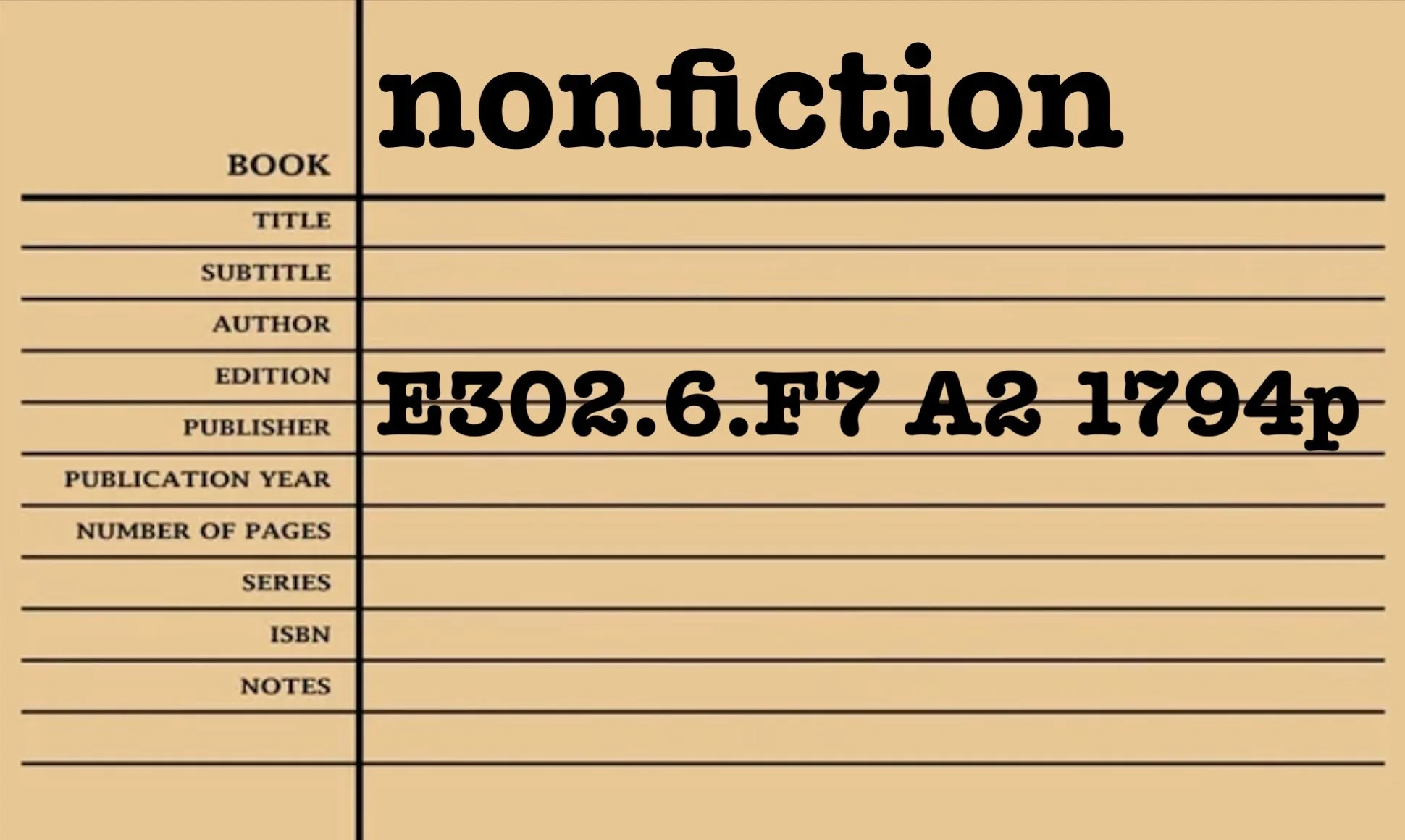 nonfiction