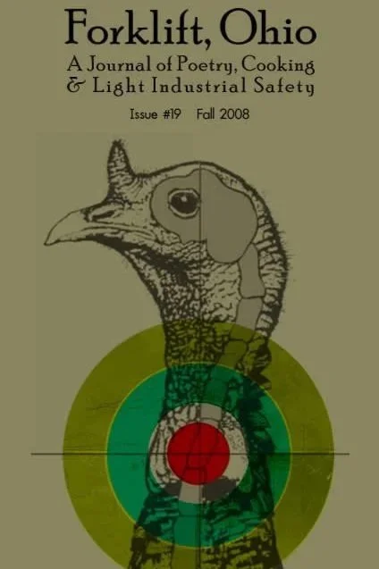 pencil drawing of a turkey with a shooting target overlayed on the turkey