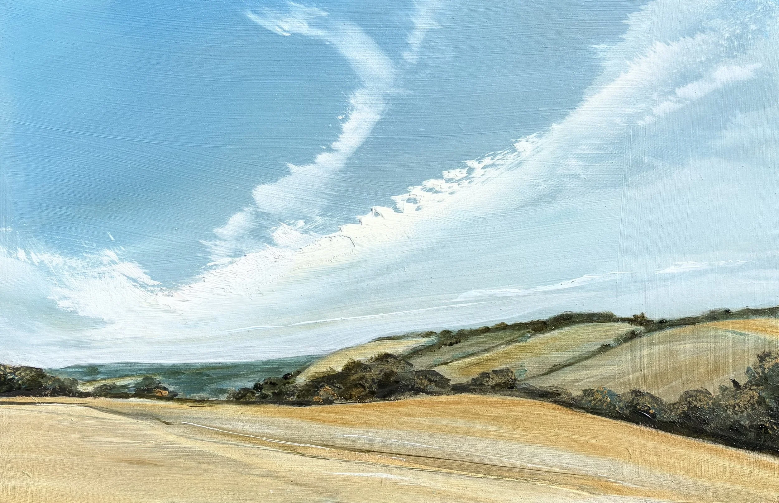 Autumn Light over the Downs