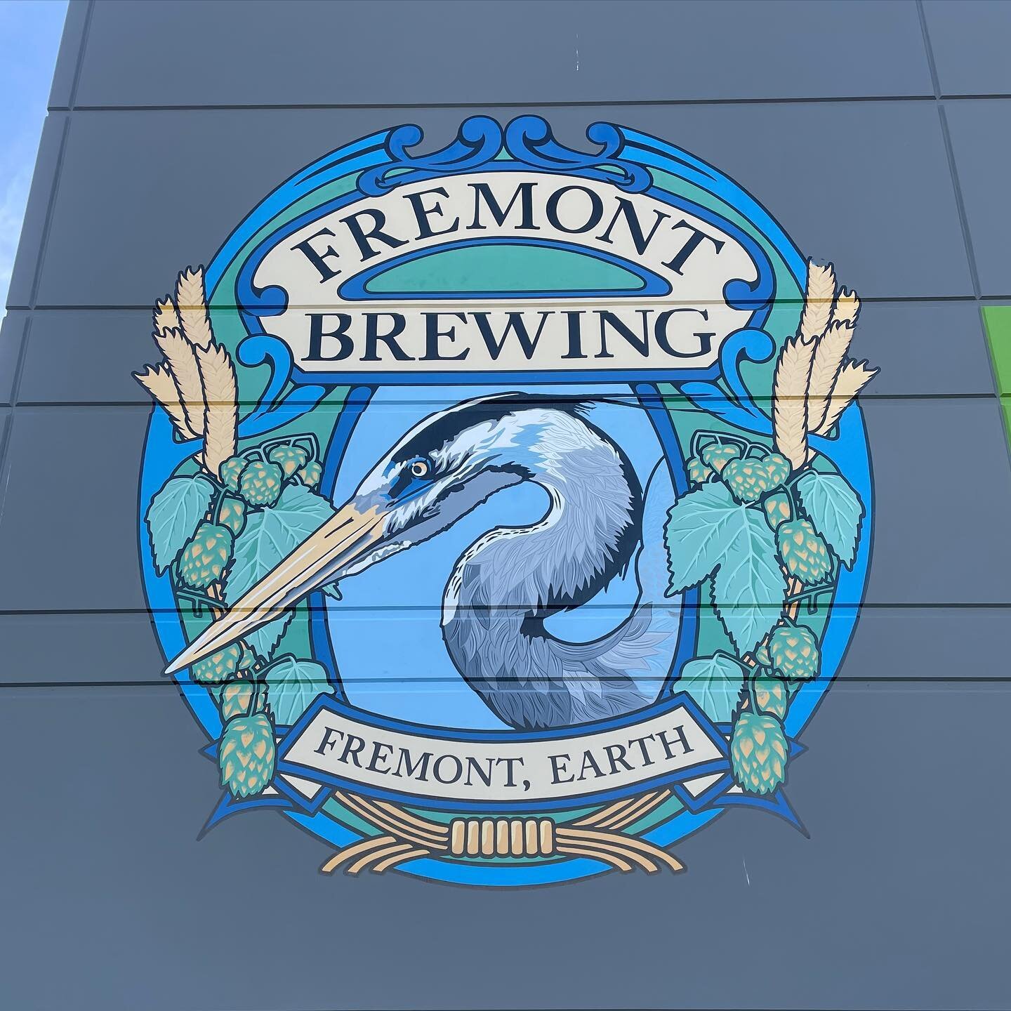 Took a trip down memory lane today while in Fremont. Sean Barton and I painted this in January.. probably six or so years ago..🤷&zwj;♂️ 
I&rsquo;m glad to see it to holding strong&hellip; north facing walls always do.  We painted this in some brutal