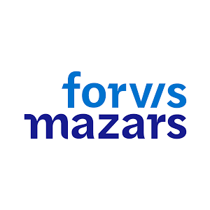 A company that hired John for speechwriting and high-stakes presentation coaching to reduce speech anxiety and becomem confident public speakers represented by the Mazars logos in blue text