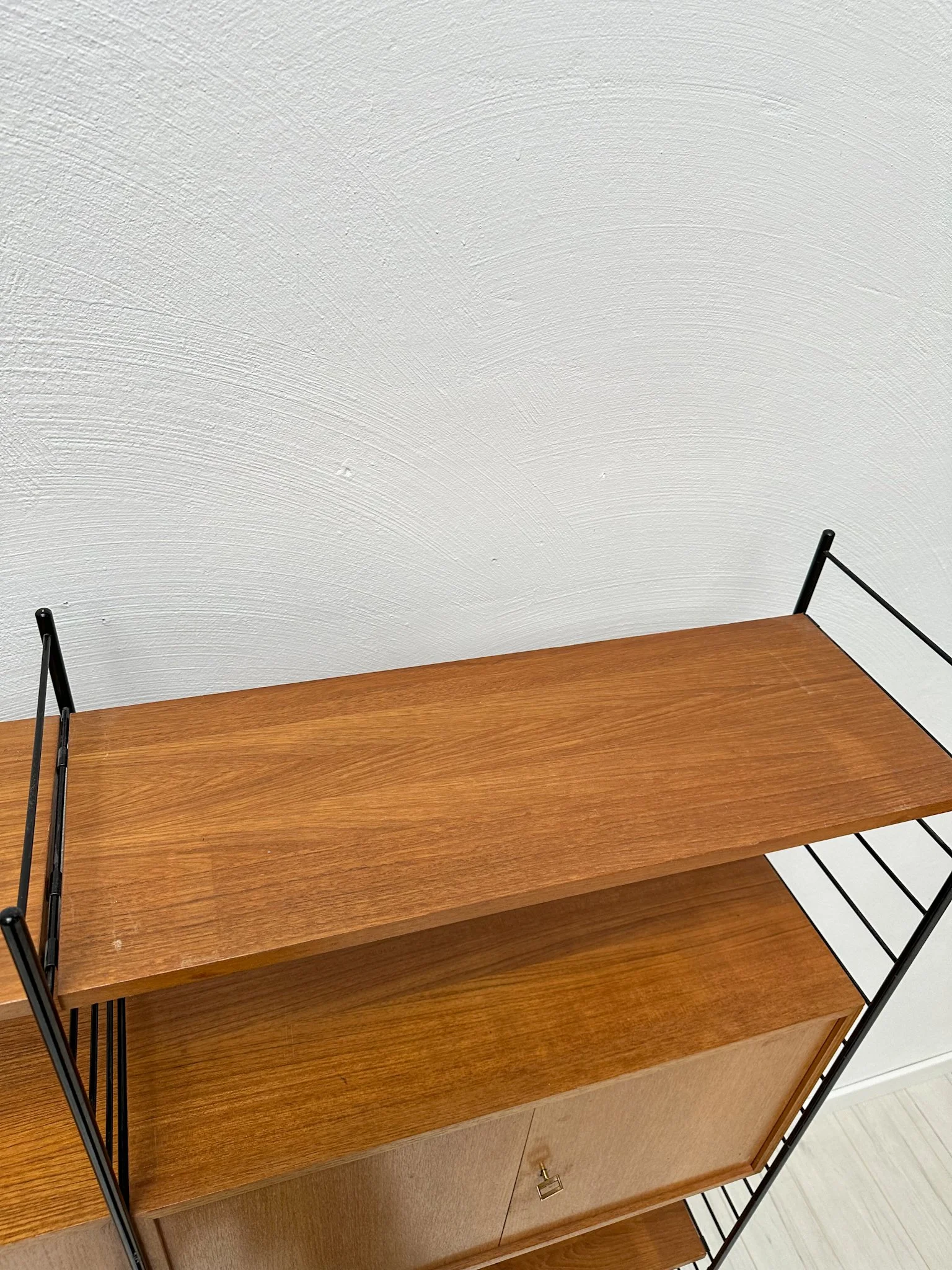 1960s Vintage Freestanding Teak Shelving System by WHB Germany – detail 20