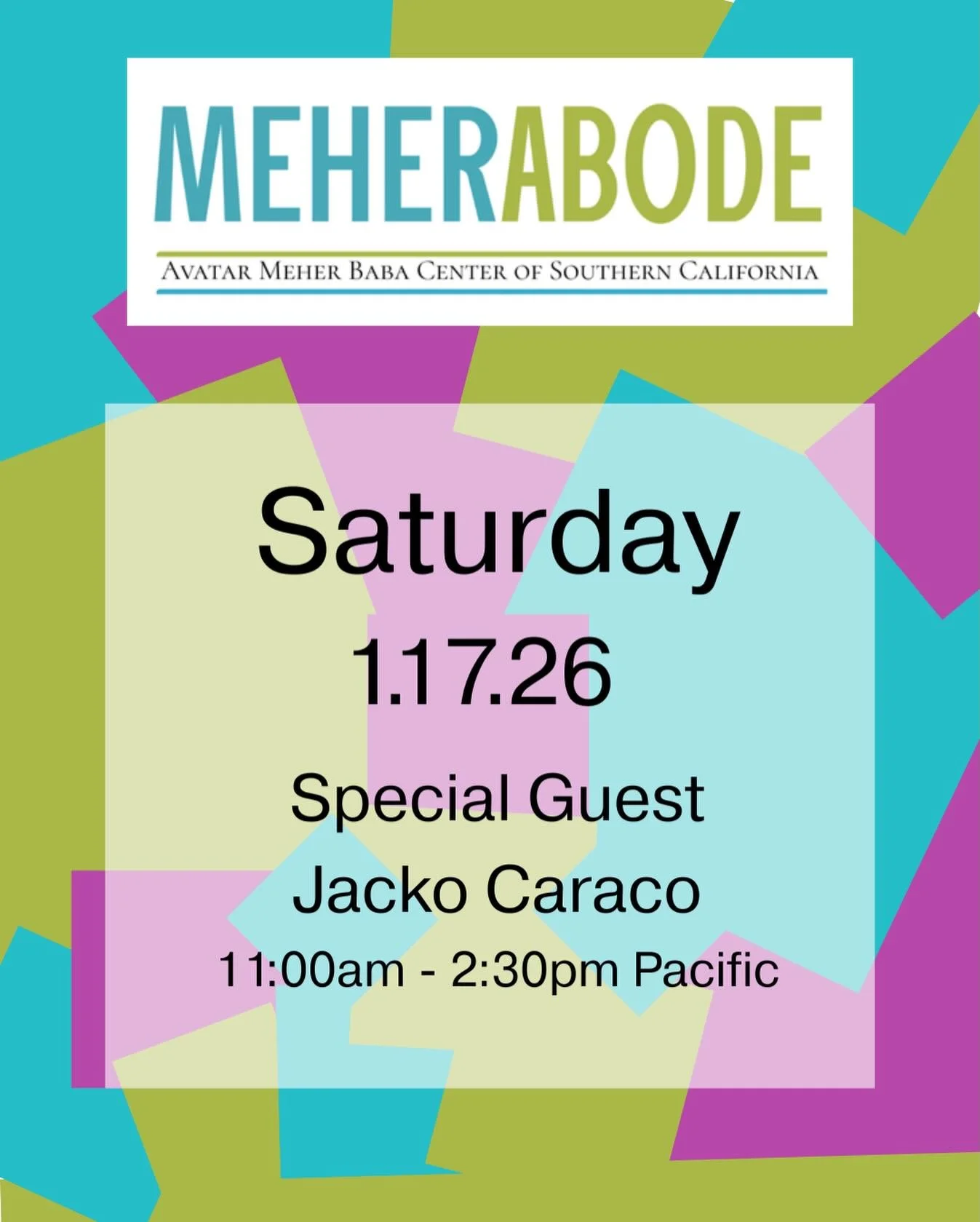 Long-time member of our Southern California Baba group, Jacko Caraco, who now lives in Mariposa, will share wonderful stories of his years as a resident in India working with the Mandali. ❤️🙏🏼