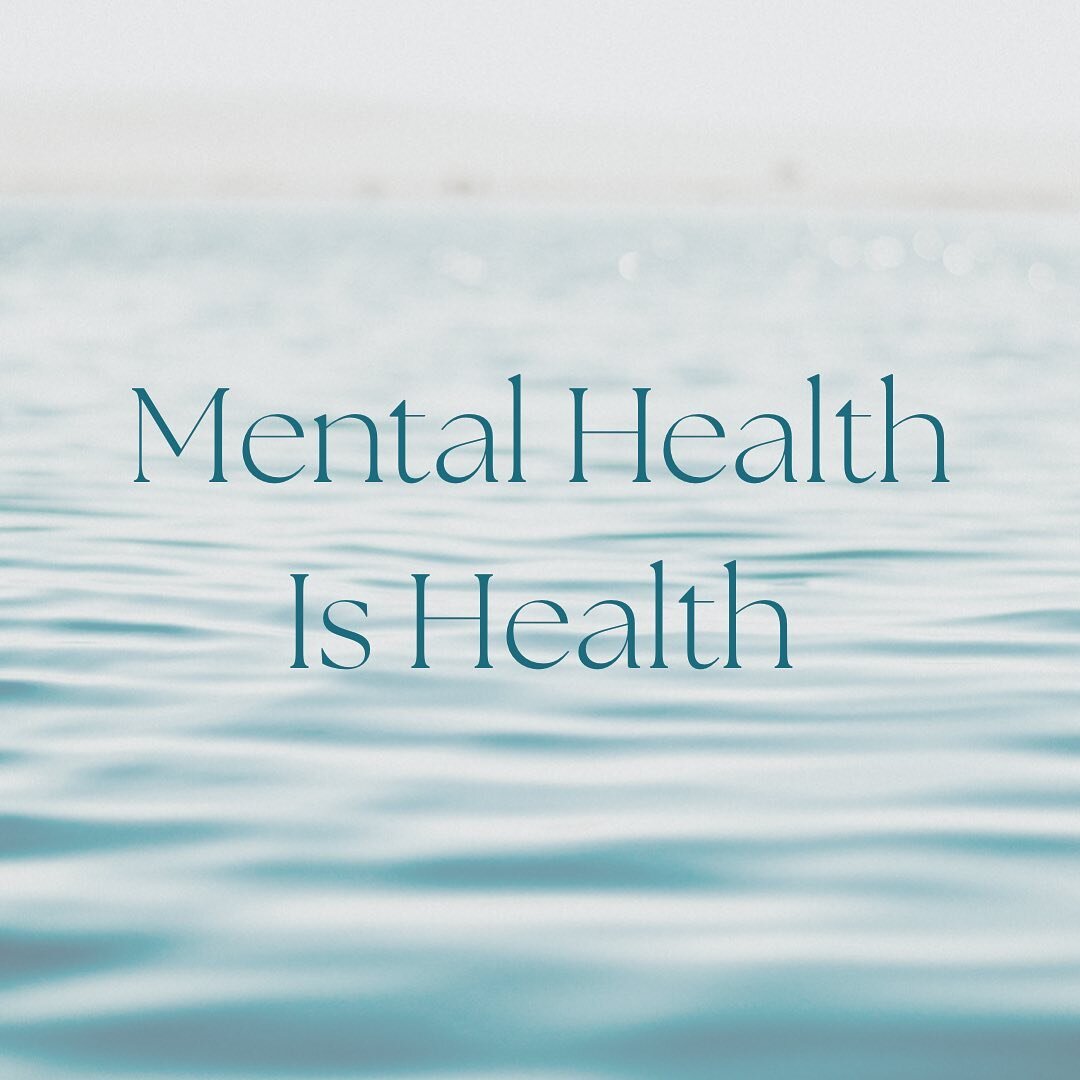 One more time for the people in the back&hellip; *mental health is health* 

Just as there is no shame in having a cold or in receiving medical treatment for an illness of any kind, there is no shame in having a hard time or in receiving treatment fo