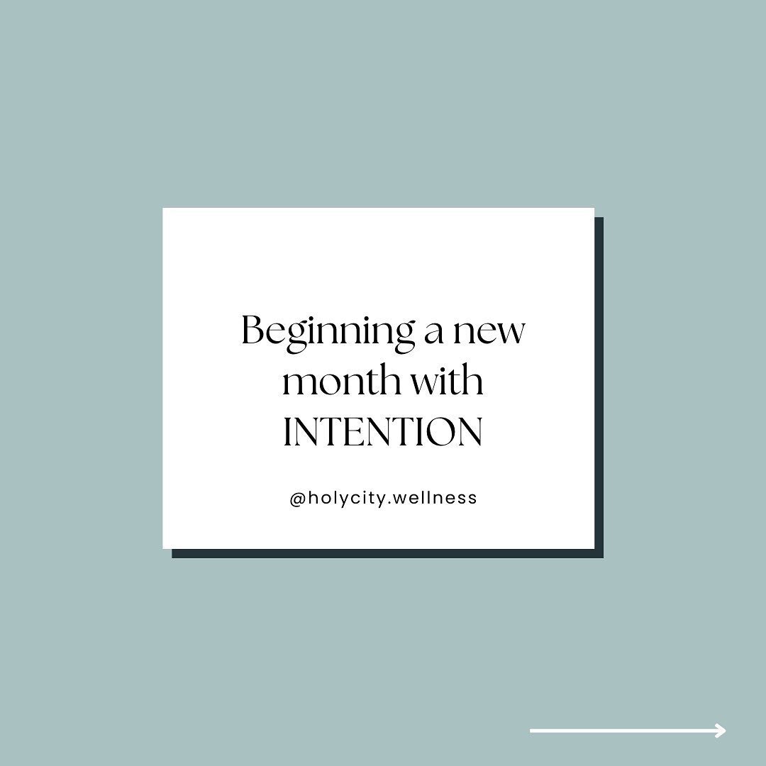 Today marks a fresh start to a new week AND a new month! 🗓 If you find yourself just going through the motions and feeling as though another month has come and gone, try making some time for reflection and &lsquo;intention setting&rsquo;- This strat