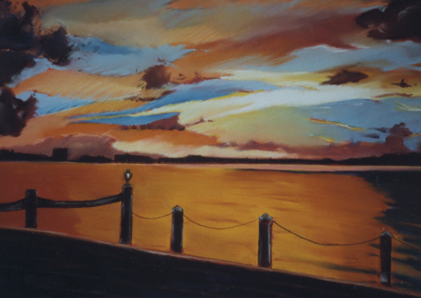 "Sunset on Fire"  SOLD