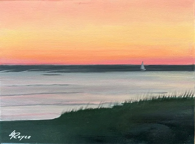 "Sunrise Sail on Vilano Beach"  SOLD