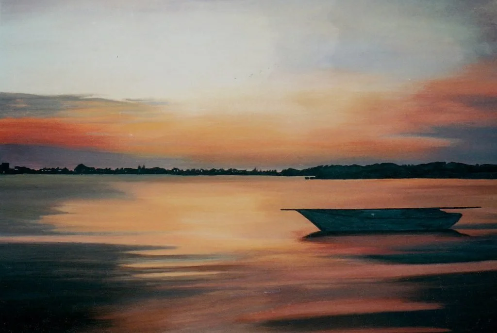 "Still Waters at Sundown"  SOLD