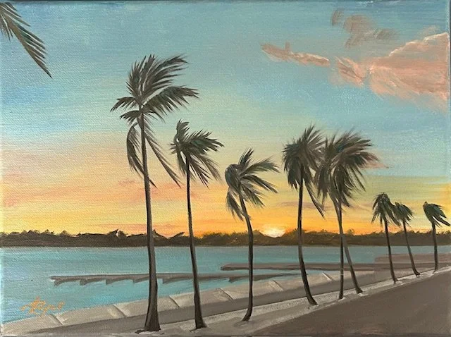 mini "Marina Breeze Sunset" pic of mini 9x12.jpg