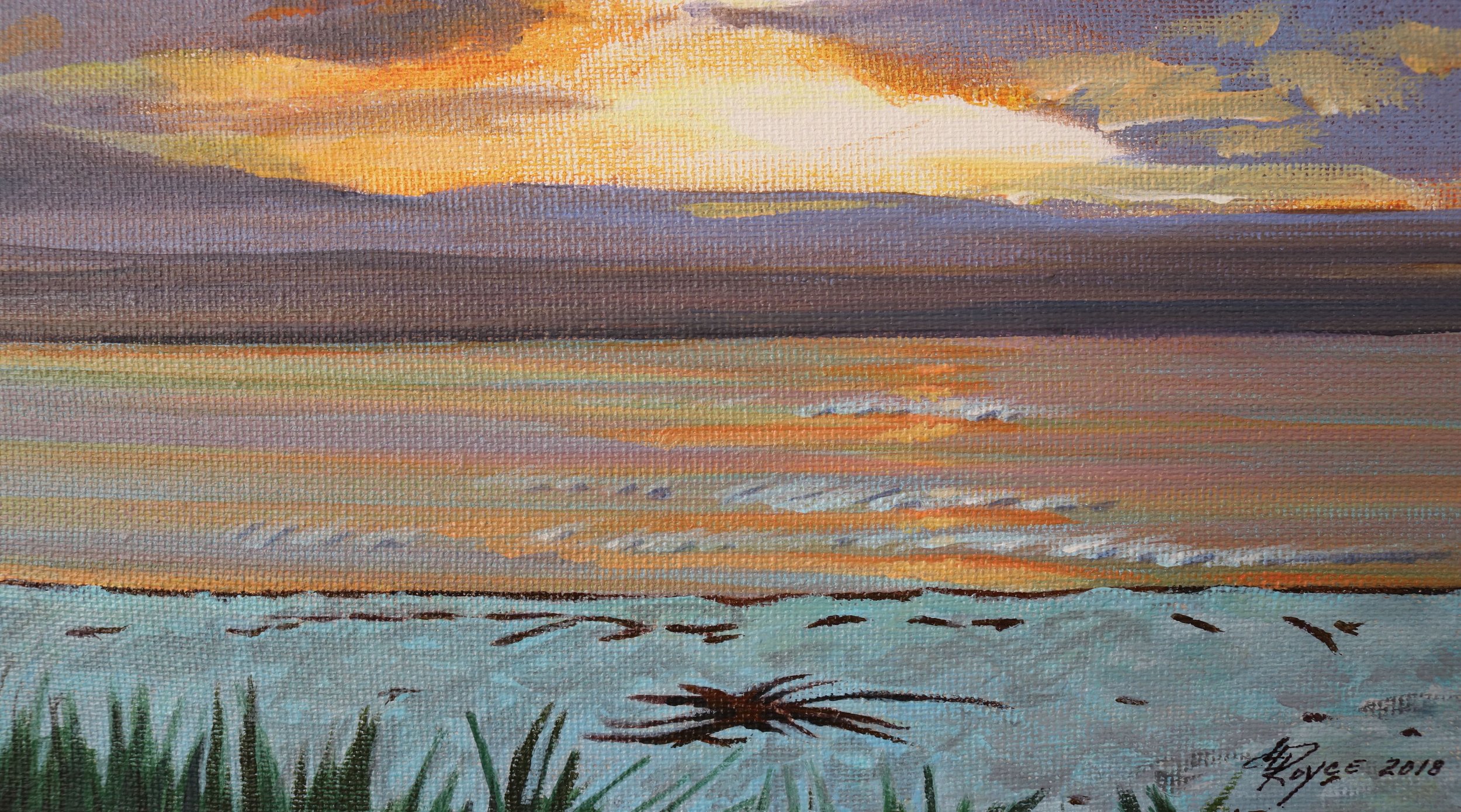 "Key Biscayne Glowing"  SOLD