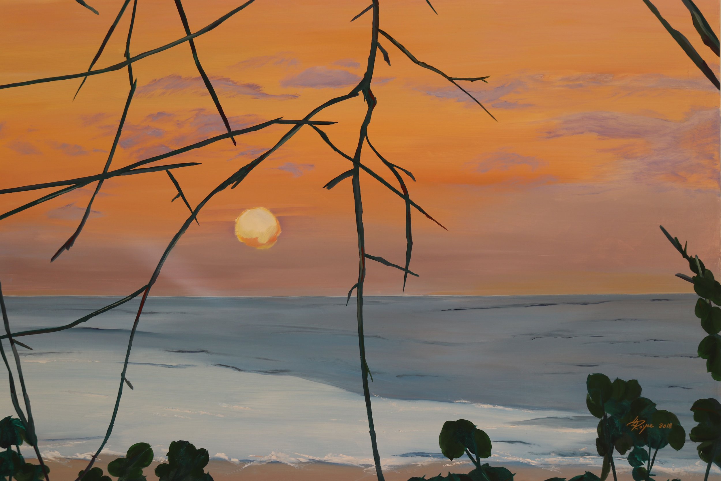"Miami Beach Sunrise July 6:38am"  SOLD