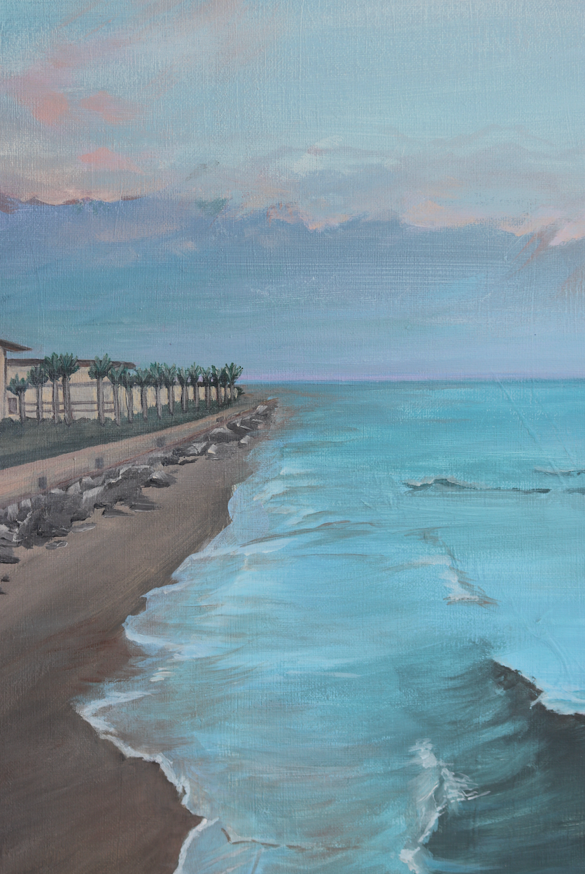 "Soothing Sunrise on Naples Beach"  SOLD