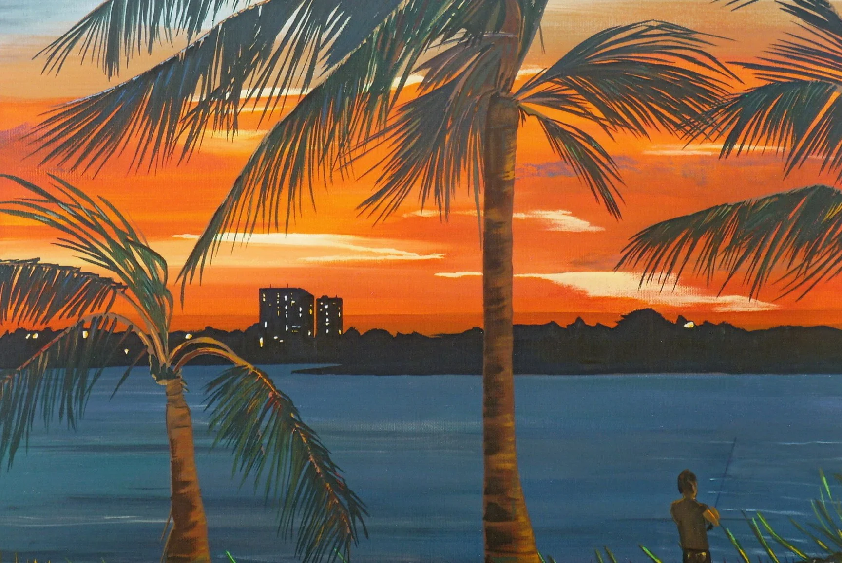 "September Sunset 8:04pm Haulover Park"  SOLD