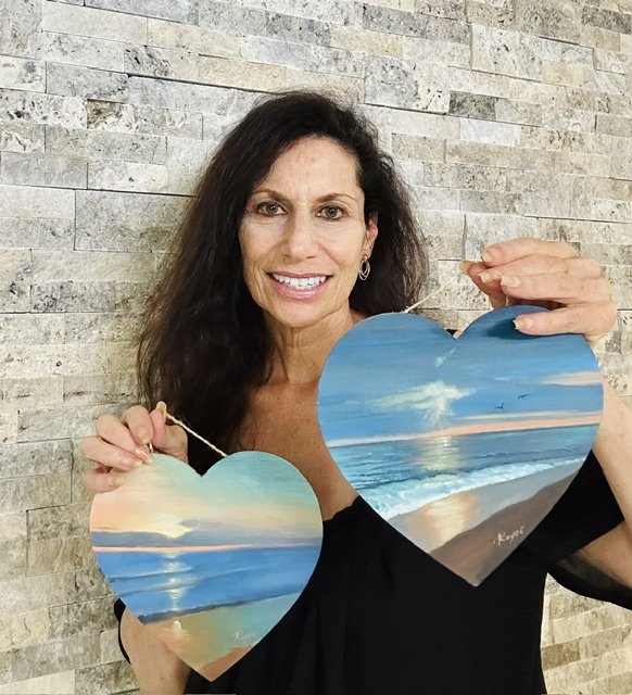 Sunrise Paintings -Holiday Hearts
