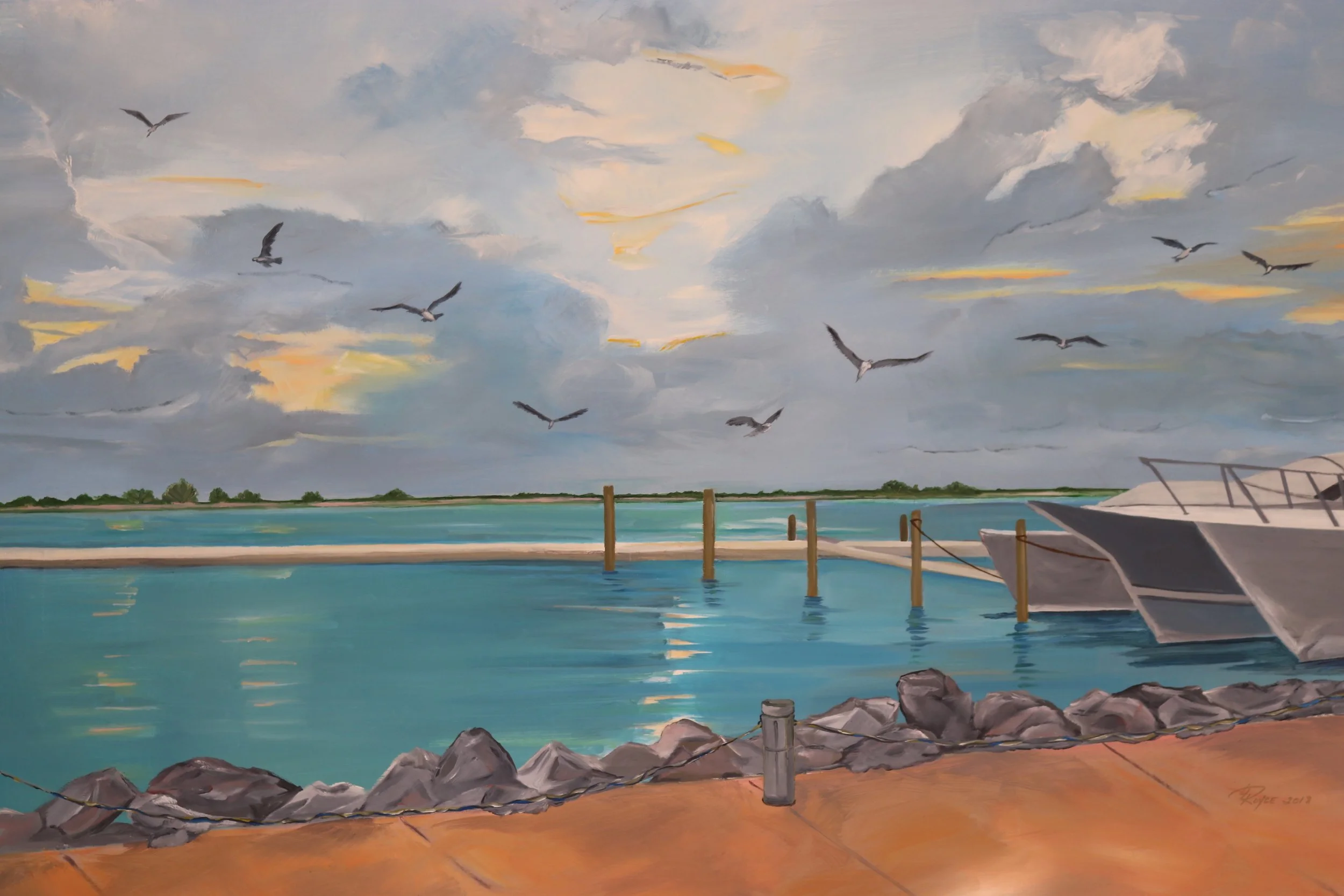 lori royce-Peaceful Day at Alton Road Marina  - 1.jpg