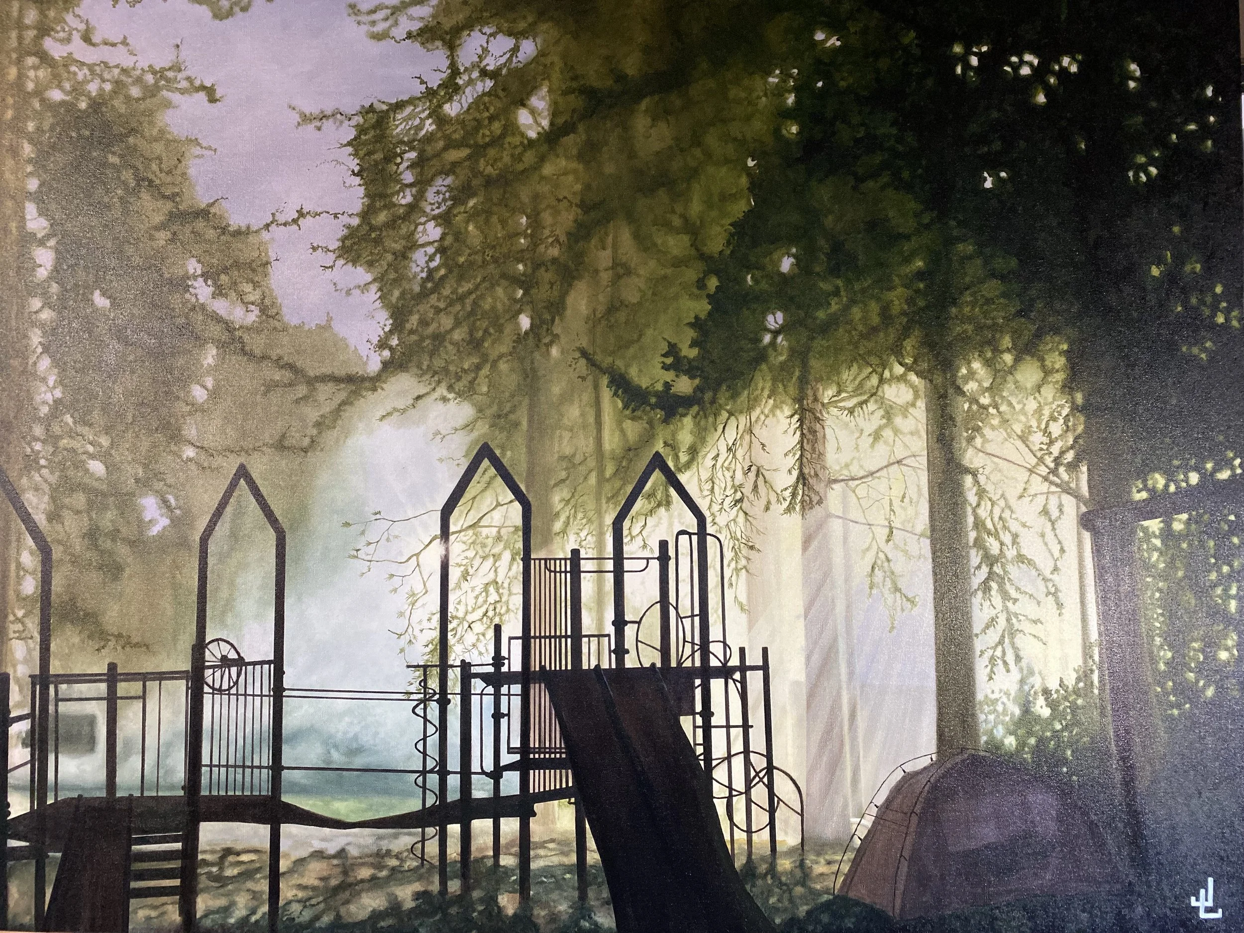 Arnada: Home.  Oil on canvas. 48x36"