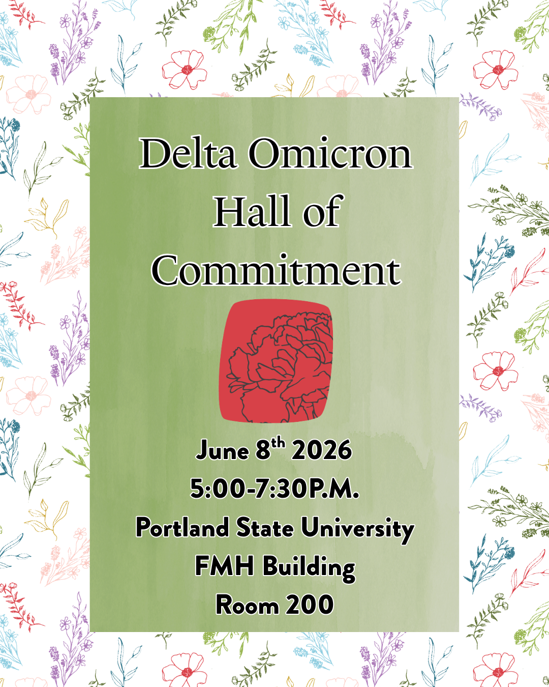 PSU: Delta Omicron Hall of Commitment