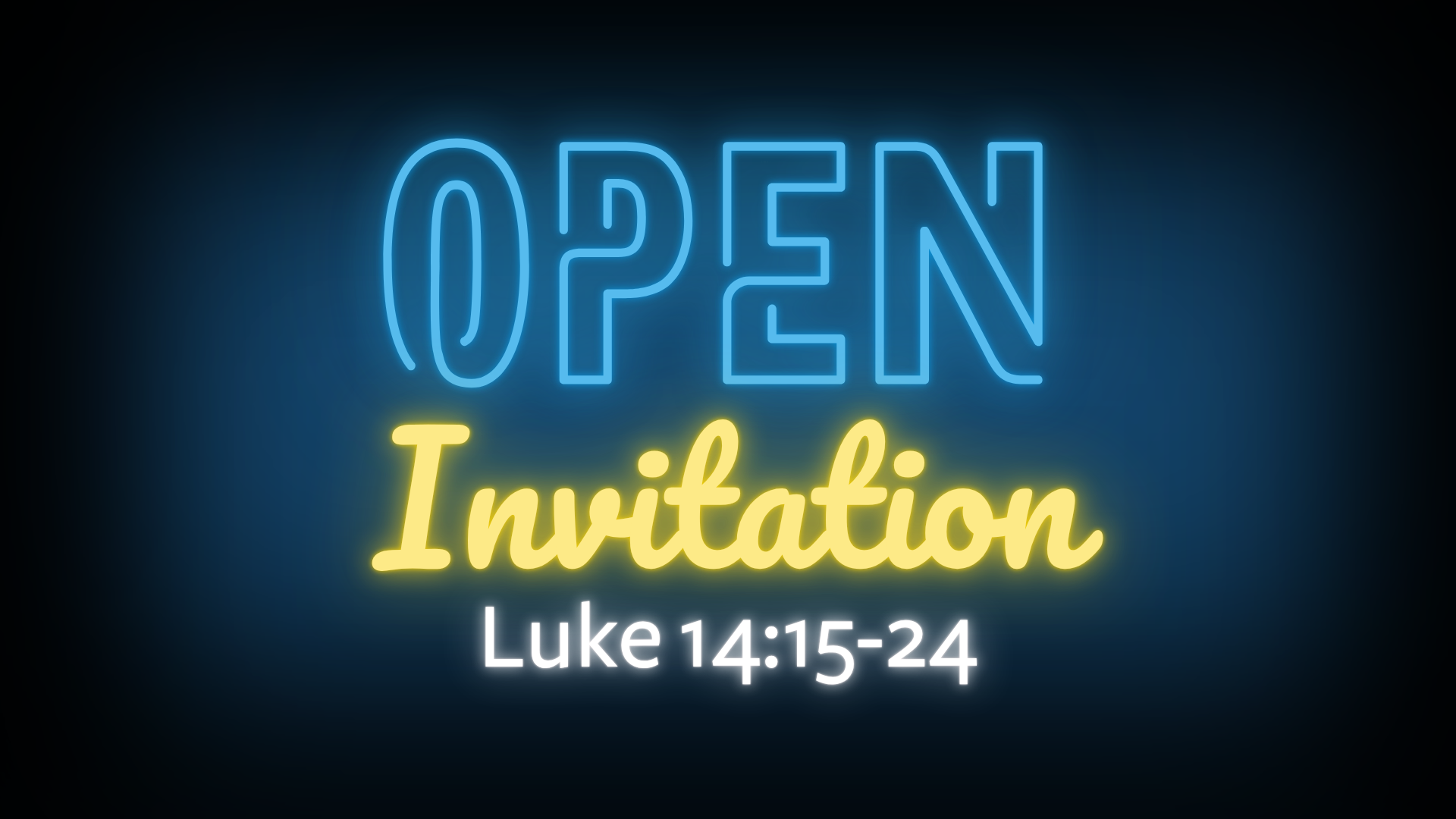 Open Invitation