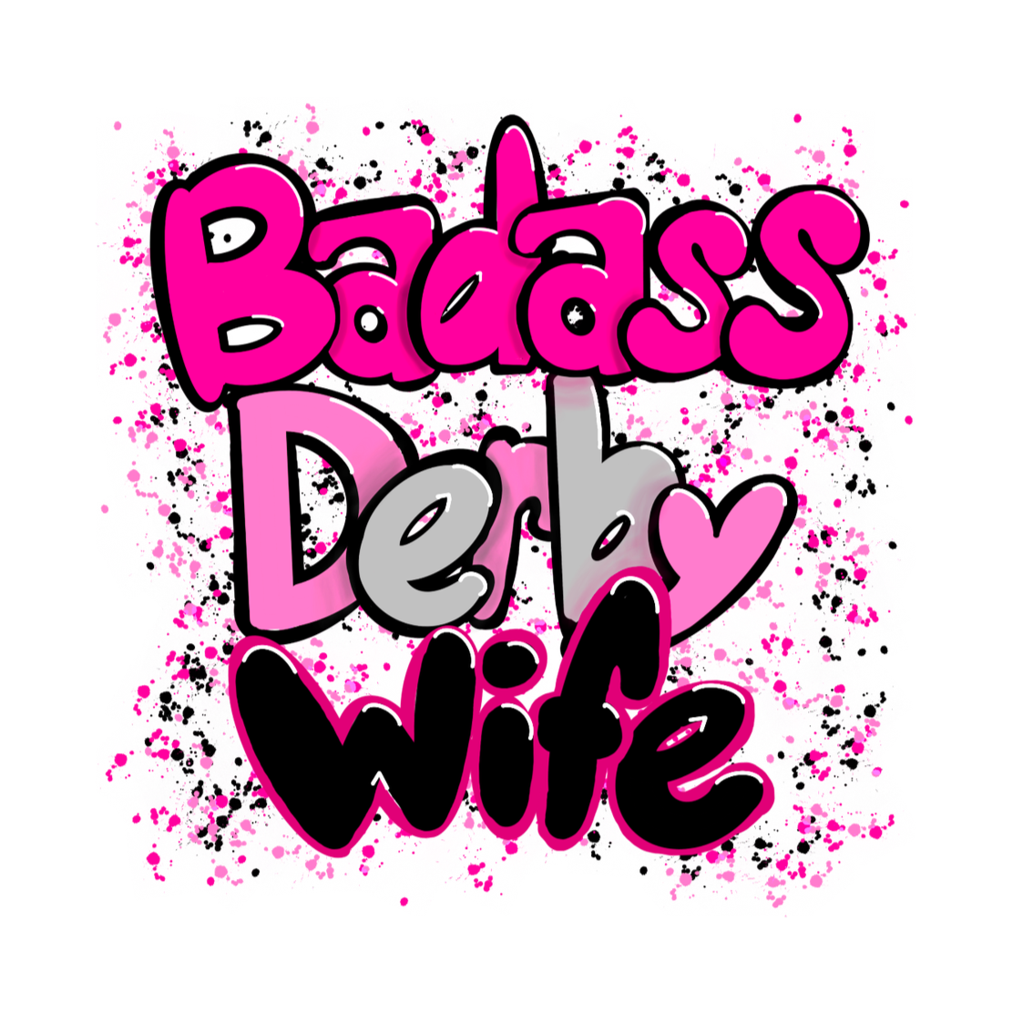 Badass Derby Wife Hoodie