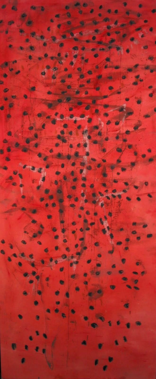 Sonora Passage - Pink (acrylic on canvas) 96" x 24" - 1998