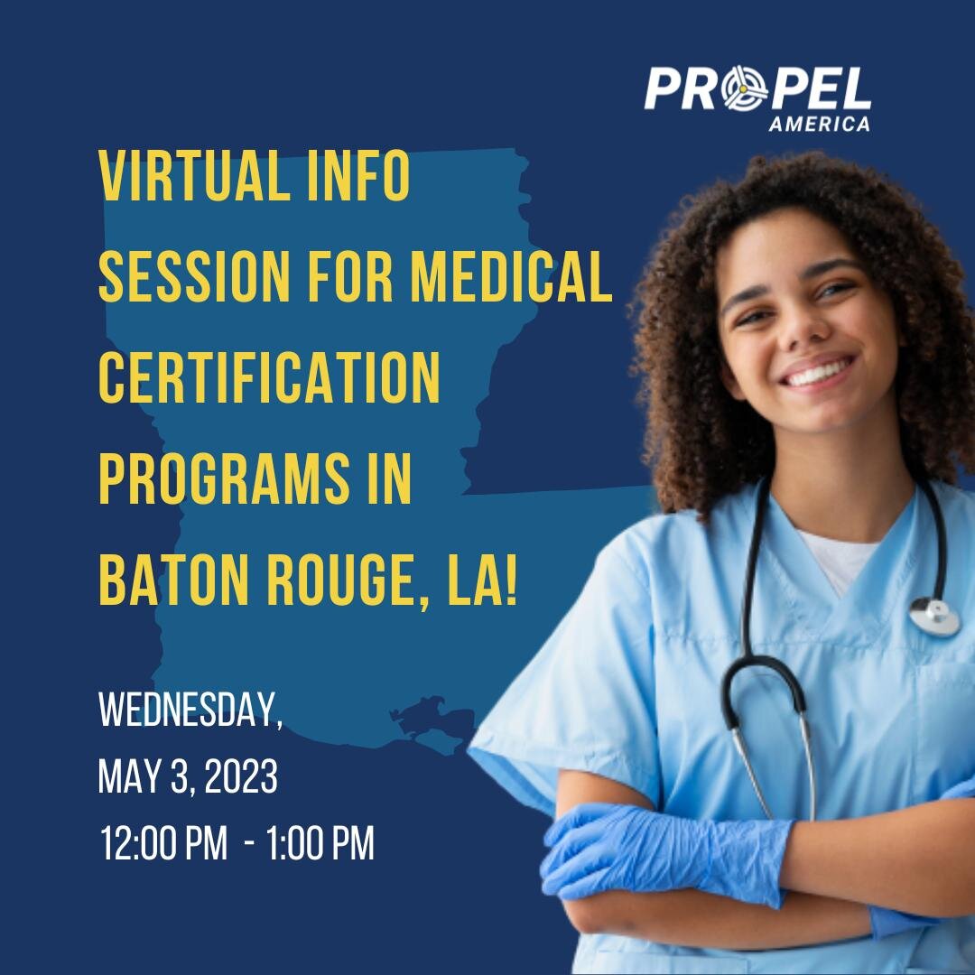 Propel America Ensures recent high school graduates are hired by employers into thriving wage healthcare jobs &amp; earn the college credits necessary to advance in their careers. 🩺

Join us and learn more about becoming a Medical Assistant &amp; St