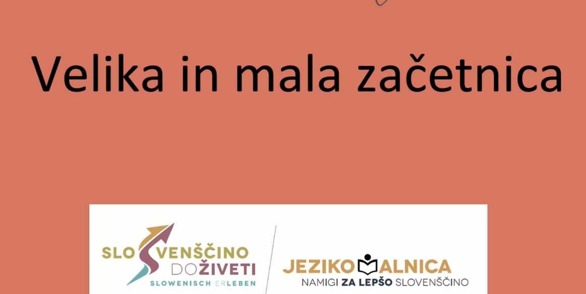 Velika in mala začetnica