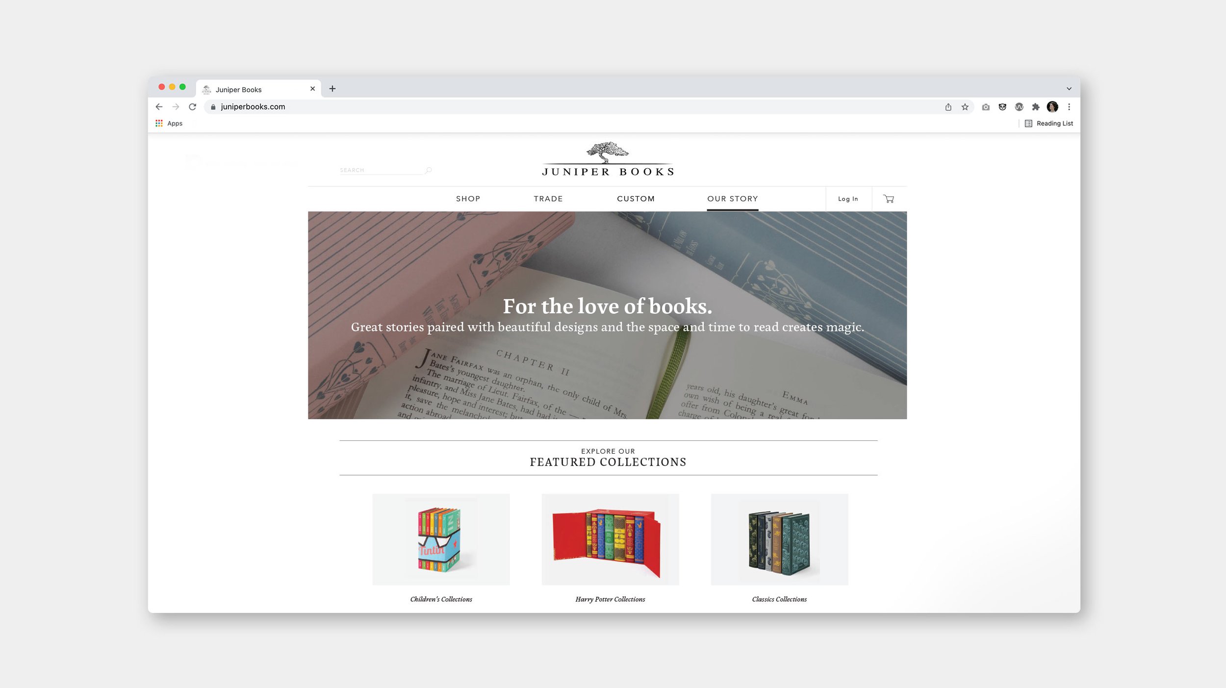 Juniper Books Website: Home