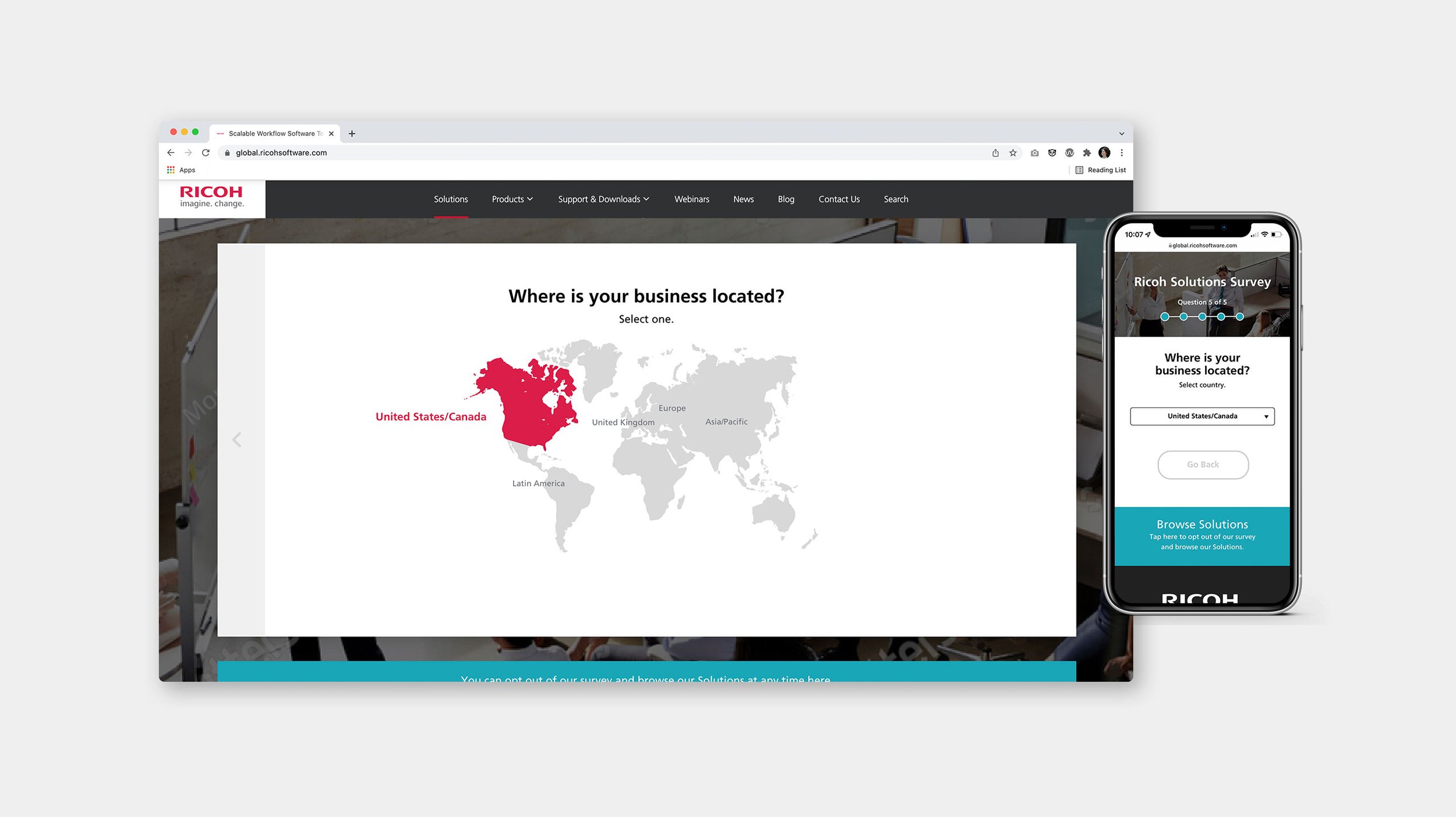 Ricoh Survey Experience (Beta)