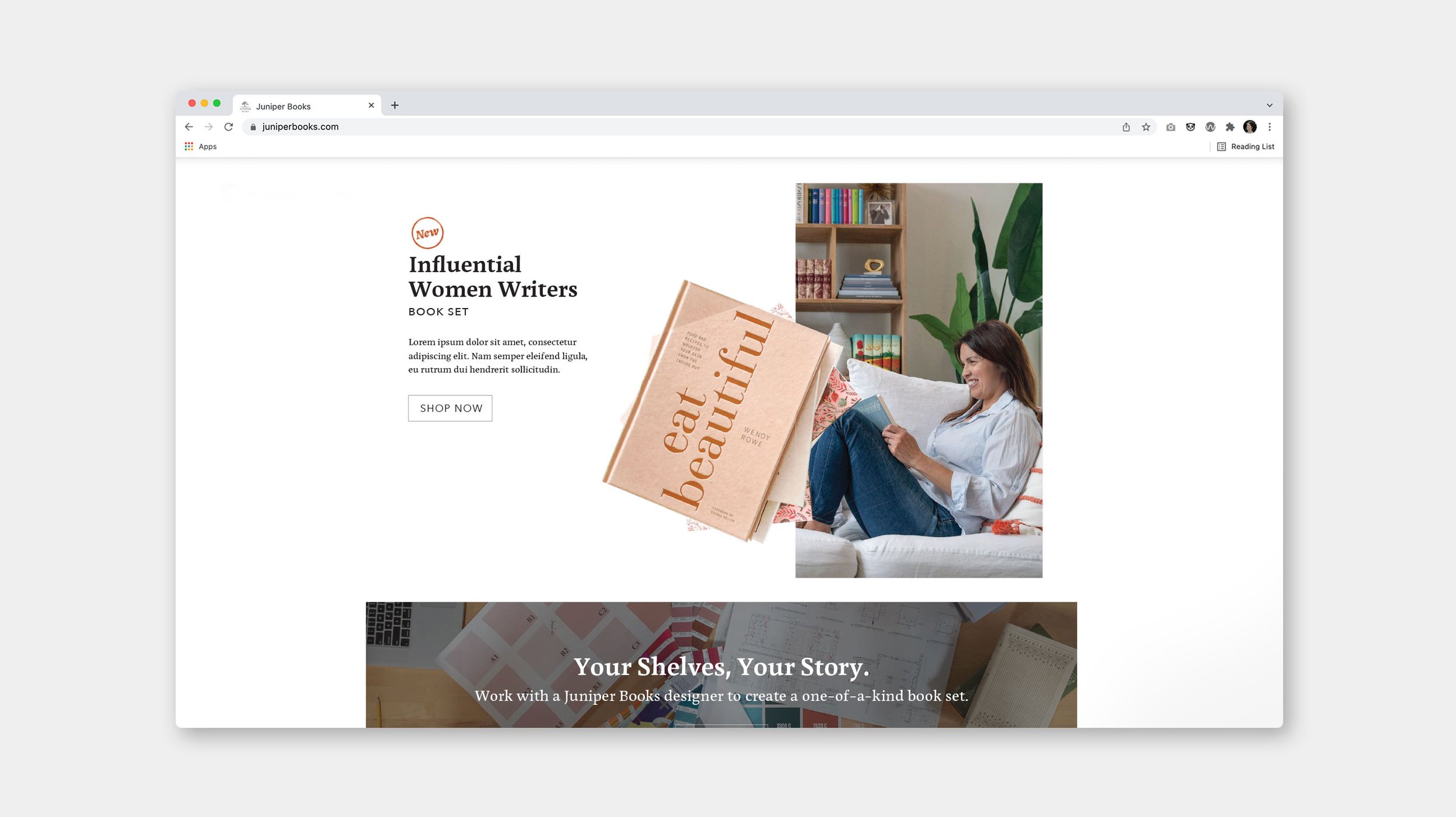 Juniper Books Website: Home (BTF)