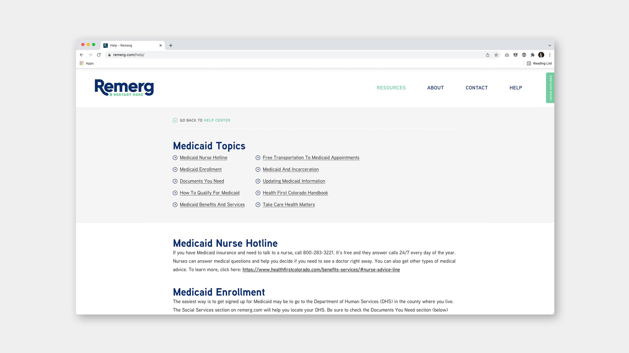 Remerg Help Article Template