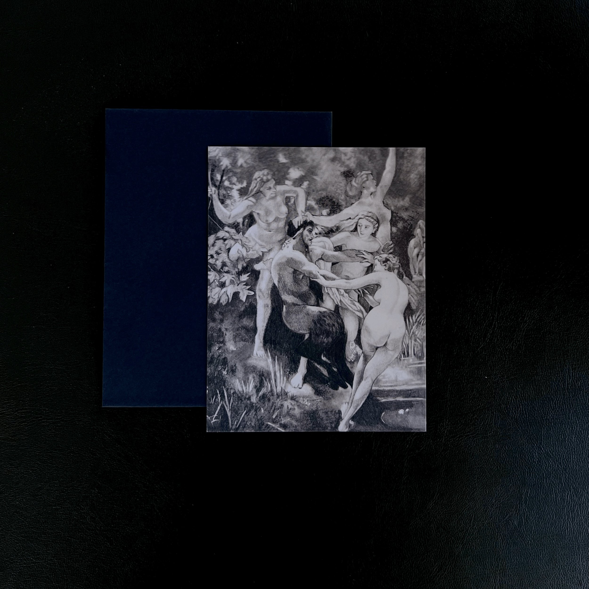 Nymphs and Satyr - Note Cards