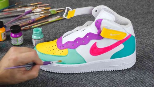Custom Nike Air Force 1  How to Matte Angelus Paint 