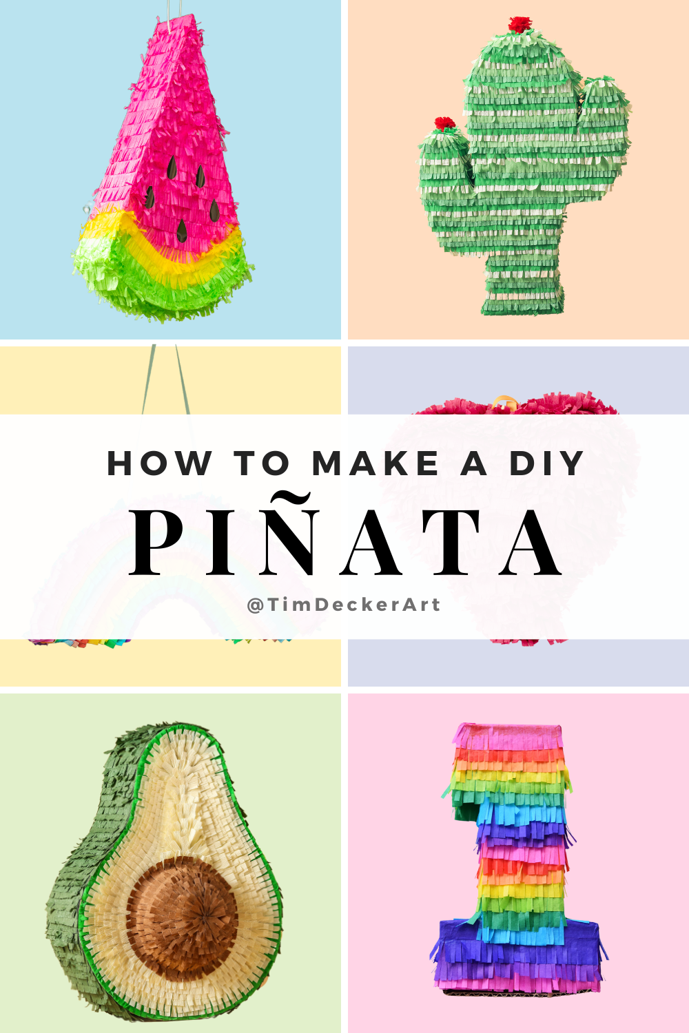 How to Make a DIY Piñata from a Cardboard Box! — Tim Decker
