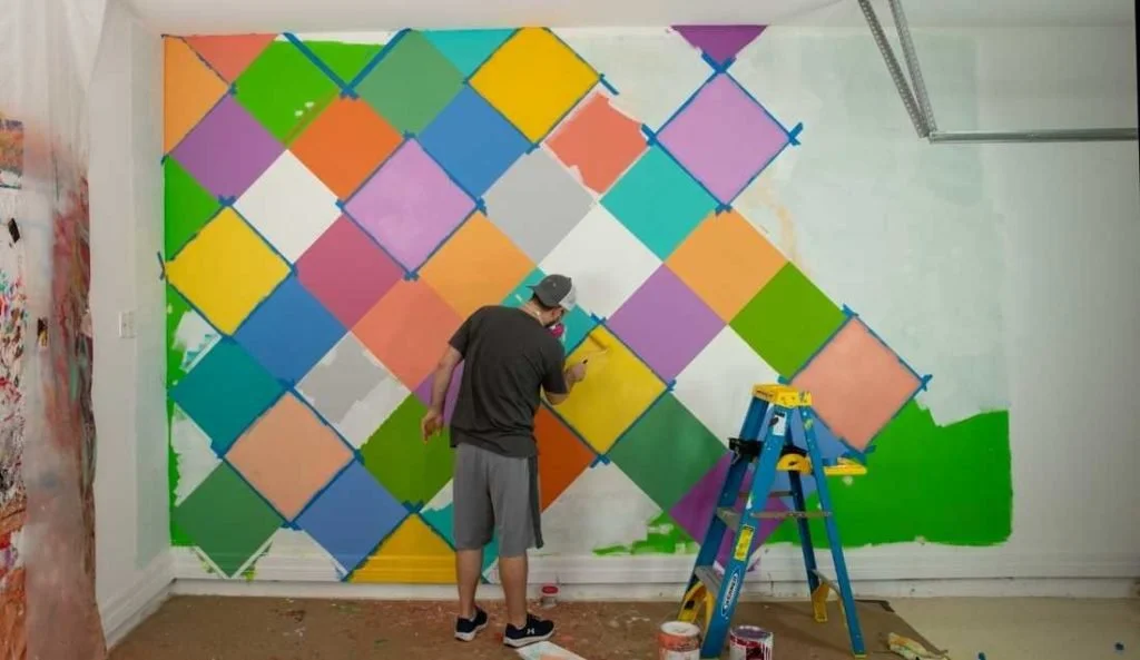 I Painted a HUGE Mural on my Garage Wall — Tim Decker