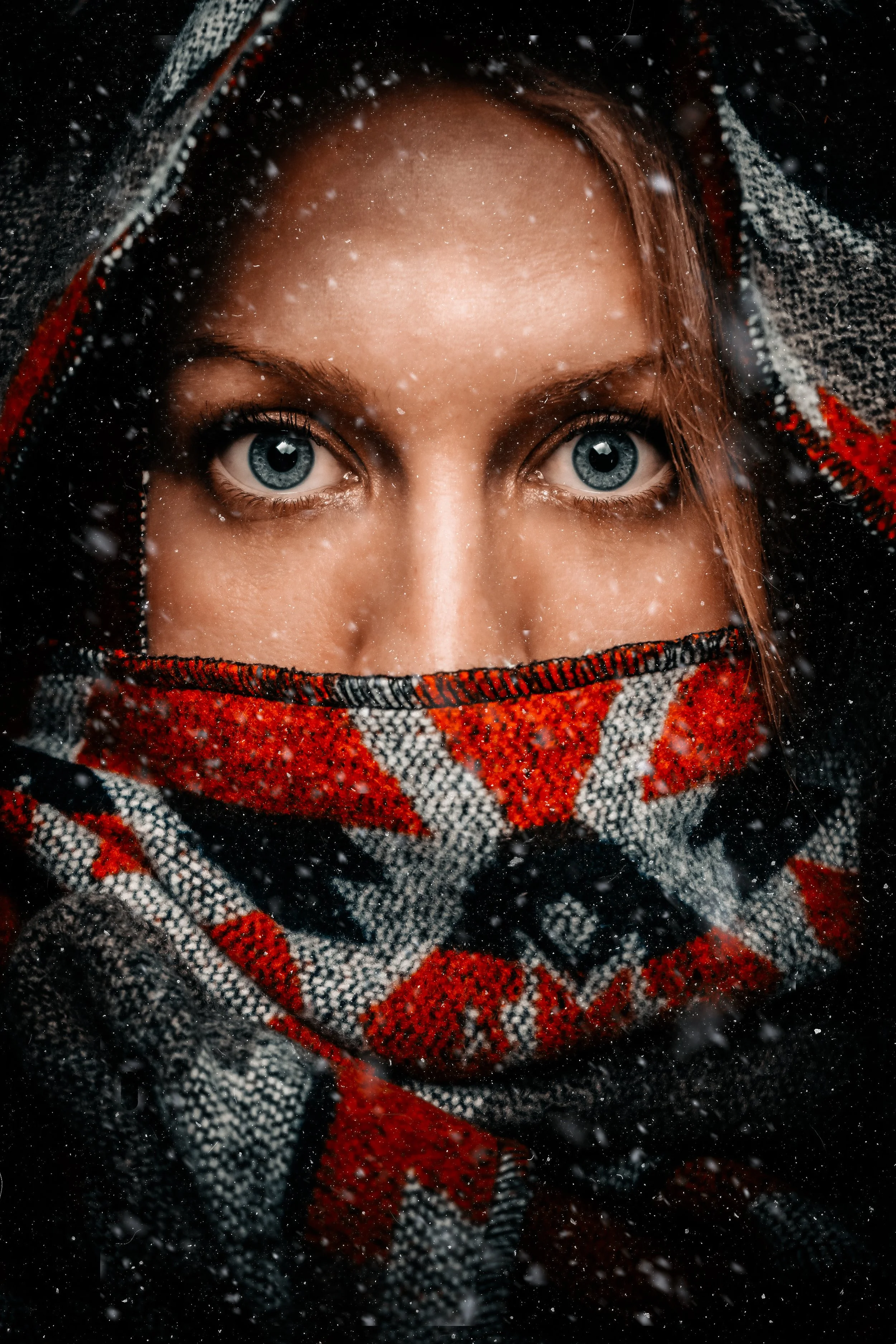 2. portrait with preset and snow.jpg