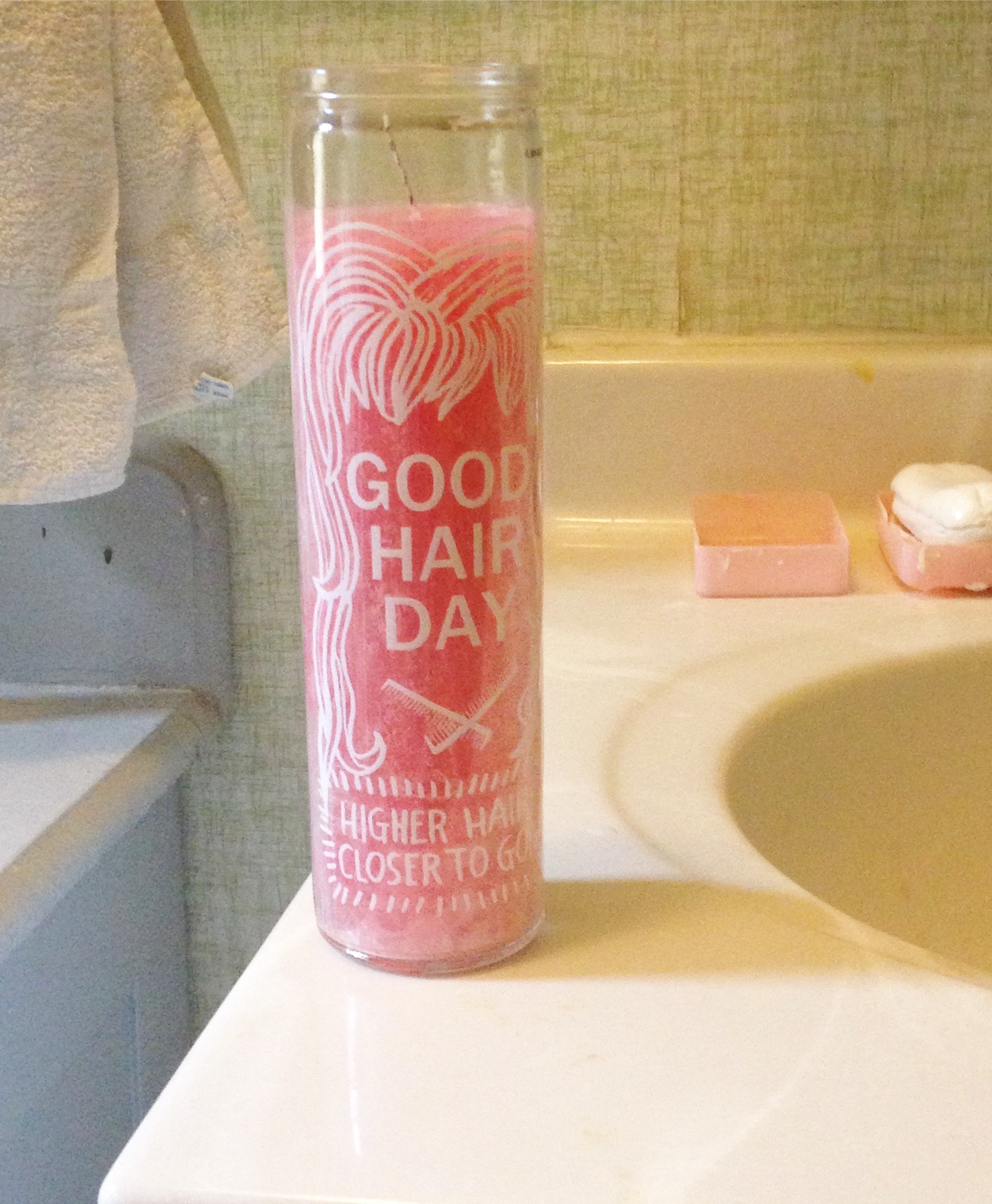 Good Hair Day prayer candle by Julia Arredondo